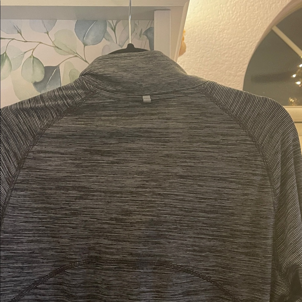 Champion Women's Dark Gray Quarter-Zip Sweater - Picture 8 of 9
